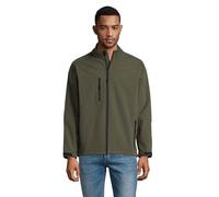 Sol’S Relax - Softshell Homme - Veste zippée à Manches Longues imperméable et Respirante - Army - 3XL