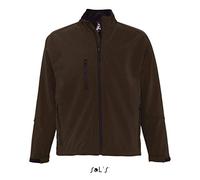 Sol’S Relax - Softshell Homme - Veste zippée à Manches Longues imperméable et Respirante - Chocolat Foncé - L