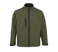 Sol’S Relax - Softshell Homme - Veste zippée à Manches Longues imperméable et Respirante - Vert Bouteille - 3XL