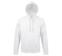 Sol’S Snake - Sweat Shirt Mixte à Capuche - Poche Kangourou - Style Sportswear - Blanc - XS