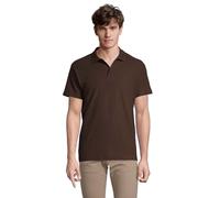 Sol’S Spring II - Polo Homme à Manches Courtes en Maille piquée - 100% Coton - Chocolat - XL