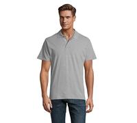 Sol’S Spring II - Polo Homme à Manches Courtes en Maille piquée - 100% Coton - Gris Chiné II - 4XL
