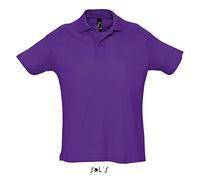 Sol’S Summer II - Polo Homme - Coupe ajustée - 100% Coton - Violet Foncé - M