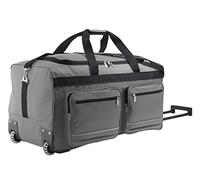 SOL’S Voyager - Sac de voyage à roulettes - valise avec grand compartiment zippé - Graphite - UNIQUE