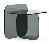 ClassiCon Table d'appoint Sol verre parsol gris lxHxP 50x51x46cm