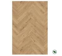 Sol stratifié motif chevron - 8 mm - boîte de 11 lames - 0,87 m² - Sundance Oak K326 - PEFC 70% FORESTEA Dimensions : 630 mm x 126