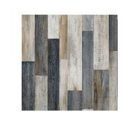 Sol Vinyle - Imitation parquet irisé foncé - 3m x 5m
