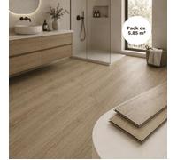Sol vinyle SPC clipsable - MCCOVER - Cèdre patiné - Pack 5 85 m² - L122 x l22 8 cm - Ep. 5 mm