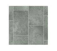 Sol Vinyle Style - Imitation Carrelage gris - Rouleau de 2m x 6m