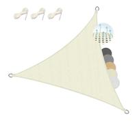 Sol Voile d'ombrage Triangulaire HDPE SolVision HS9 Tissu Respirant UV