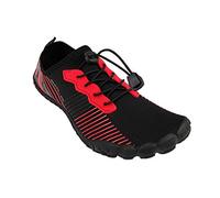 SOLA Chaussures de Sport Unisexes, Noir/Vermillon, Pointure 36.