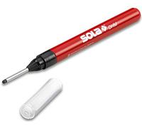 Sola DHM - Marqueur permanent noir - Marqueur à trou profond pour un marquage précis jusqu'à 25 mm de profondeur