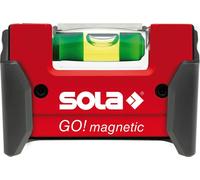 SOLA GOMAGNETICCLIP - Niveau de bulle compact GO Magnetic CLIP
