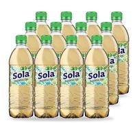 Sola Herbal Ice Tea, Pack de 12 thés glacés au 0,5 L, thé vert pour les journées chaudes, thé glacé instantané avec de vrais ingrédients, bouteille de thé glacé aromatisé pressé
