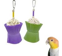 Sola Lot de 1930 jouets à mâcher en bois naturel pour perruches, calopsittes, conures - Accessoires amusants pour cage à oiseaux pour inséparables, perruches, perroquets et oiseaux de taille moyenne