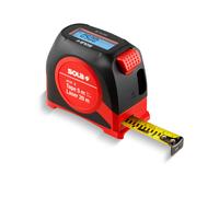 Sola METEC Mètre À Ruban Numérique Avec Télémètre Laser - 5 M X 19 Mm