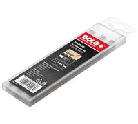 Sola SG CPM HB Lot de 6 mines de rechange 2 x 5 mm pour crayon de charpentier Graphite Dureté HB Longueur 12 cm, Noir
