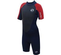 SOLA Storm 3/2 Shorts Enfant, Bleu Marine/Rouge, M