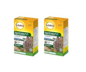 SOLABIOL 2 Anti Processionnairess Du Pin - Agit Contre Chenilles & Larves - Traitement Choc - Utilisable En Agriculture Biologique - Jusqu'à 50L De Solution - SOPIN12X2