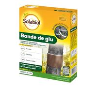 SOLABIOL 2 Bandes de Glu Anti-Insectes - 2,5m Par Bande - Barrière Physique - S'adapte À Tous Types D'Écorces - Piège À Insectes - Facile À Installer - Ne Colle Pas Aux Doigts SOCOL5N