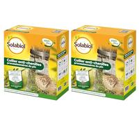 SOLABIOL 2 Pièges À Chenilles Processionnaires du Pin - 2 Colliers Réglables & Réutilisables - ⌀ 55cm - 175cm de circonférence - Installation Rapide - SOCOPROX2