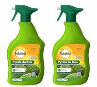 SOLABIOL 2 Traitements Pyrale Buis - Pulvérisateurs Prêt à l'Emploi 2x750ml