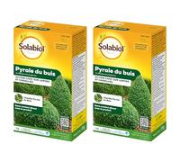 SOLABIOL 2 Traitements Pyrale du Buis Au Bacillus Thuringiensis (BTK) - Action Choc Sur Larves et Chenilles - 12 Sachets Hydrosolubles - 30g - Utilisable En Agriculture Biologique SOPYRAL15X2