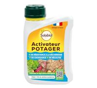 SOLABIOL Activateur Potager - Améliore La Croissance & Les Récoltes - 250ml - Augemnte La Résistance A La Sécheresse - Utilisable En Agriculture Biologique SOAXIO250