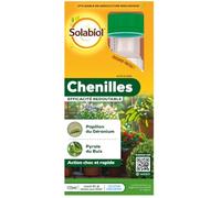 SOLABIOL Anti-Chenilles - Solution Concentrée - 125ml | Élimine Papillon du Géranium & Pyrale du Buis - Utilisable en Agriculture Biologique - SOCHE125