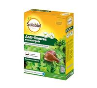 SOLABIOL Anti-Limaces & Escargots - 1 Kg - Granulés - Résistant À La Pluie - Prêt À L'Emploi - Utilisable En Agriculture Biologique SOLIMA1000