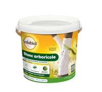 SOLABIOL Blanc Arboricole -Pour 2 à 3 Arbres - Seau 1L | Protection Arbres - Barrière contre Parasites, Champignons, Mousses - SOBLANC1
