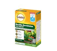 SOLABIOL Bouillie Bordelaise - 200g - 50L De Solution - Sachets Hydrosolubles - Fongicide Polyvalent - Traitement Préventif & Traditionnel - Mildiou Tavelure Cloque Du Pêcher - Non Colorée SOBOU200S