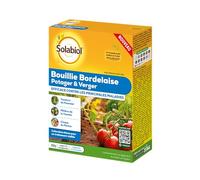 SOLABIOL Bouillie Bordelaise - 300g - 75L De Solution - Granulés A Dissoudre - Fongicide Polyvalent - Traitement Préventif & Traditionnel - Mildiou Tavelure Cloque Du Pêcher - Coloration Bleue SOBB300