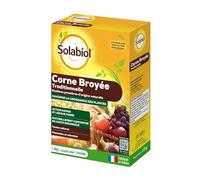 SOLABIOL Corne Broyée Traditionnelle - 1,5kg - Jusqu'à 30m² - Action Rapide & Longue Durée - 100% Corne Broyée - Pour Plantation & Entretien - Favorise La Croissance SOCOR15G10N