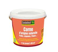 Solabiol Engrais Corne Broyée Traditionnelle - 100% corne - Action rapide & longue durée - 4 kg