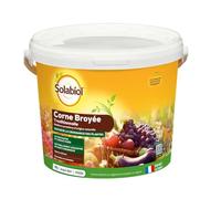 Solabiol Engrais Corne Broyée Traditionnelle - 100% corne - Action rapide & longue durée - 4 kg