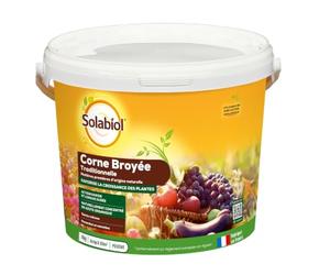 SOLABIOL Corne Broyée Traditionnelle - Jusqu'à 80m² - 4kg | Action Rapide & Longue Durée - 100% Corne Broyée - Plantation & Entretien - Croissance - SOCOR4