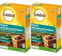 Solabiol Engrais Activateur De Compost - Prêt A l'emploi - 900g - Facile A Epandre - Accélère La Transormation des Déchêts Verts - Utilisable en Agriculture Biologique SOACTI900 (Lot de 2)