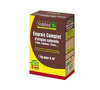 SOLABIOL Engrais Complet - 1Kg - Mini-Granulés - Epandage Facile & Sans Poussière - Double Action Starter & Nutrition Longue Durée SOCONAT1