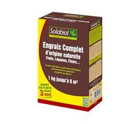 Solabiol Engrais complet Mini-granulés – double action starter & nutrition longue durée – 1 kg