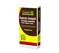 SOLABIOL Engrais Complet - 9Kg - Sac - Mini-Granulés - Epandage Facile & Sans Poussière - Double Action Starter & Nutrition Longue Durée SOCONAT9