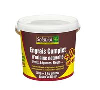 Engrais complet SOLABIOL - 5 + 2kg offert /nc