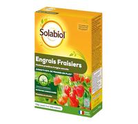 SOLABIOL Engrais Fraisiers Et Petits Fruits - 750g -Stimulateur de croissance - Nutrition longue durée - Utilisable en Agriculture SOFRAY750