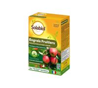 SOLABIOL Engrais Fruitiers - 1,5kg - Jusqu'à 180 plants - Stimulateur De Croissance - Nutrition Longue Durée - Utilisable En Agriculture Biologique SOFRUY15