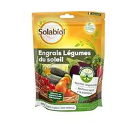 SOLABIOL Engrais Légumes Du Soleil - 500g - Jusqu'à 10 Plants - Nutrition Longue Durée - Meilleure Reprise De La Plantation - Utilisable En Agirculture Biologique SOLEGY500