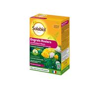 SOLABIOL Engrais rosiers & arbustes à fleurs - 1,5kg - Jusqu'à 60 pieds - Améliore la floraison - Nutrition longue durée