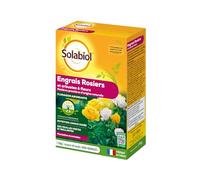 SOLABIOL Engrais Rosiers & Arbustes A Fleurs - 1.5kg - Jusqu'à 60 Pieds - Améliore La Floraison - Nutrition Longue Durée - Utilisable En Agriculture Naturel SOROSY15