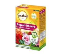 SOLABIOL Engrais rosiers & arbustes à fleurs - 1,5kg - Jusqu'à 60 pieds - Améliore la floraison - Nutrition longue durée