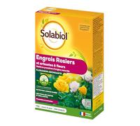 SOLABIOL Engrais Rosiers & Arbustes A Fleurs - 750g - Jusqu'à 30 Pieds - Améliore La Floraison - Nutrition Longue Durée - Utilisable En Agriculture Biologique SOROSY750