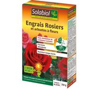 Solabiol - Engrais rosiers et arbustes à fleurs - 750 g - Jusqu'à 30 pieds - Nutrition longue durée
